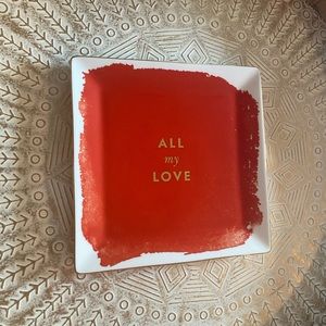 Kate Spade ♠️ All My LOVE Tray !